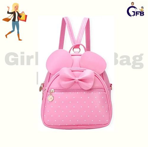 Pink Color Girl Backpack Bags Design: Latest