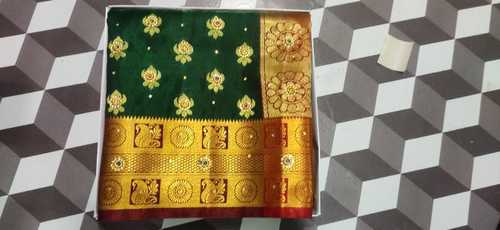 Raaz Banarasi Sarees With Contrast Zari Border