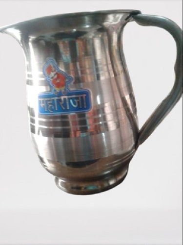 Silver Color Plain Stainless Steel Jug