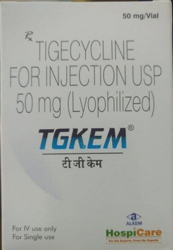 Tigecycline 50 Mg Antibiotic Lyophilized Injection Usp Expiration Date: Printed On Pack Years