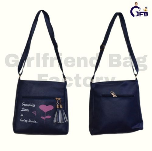 Unique Design Blue Color Girls Handbag Design: Latest