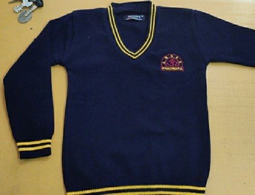 School deals blue sweater