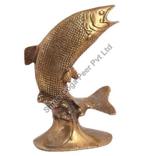 Designer Brass Fish Statue