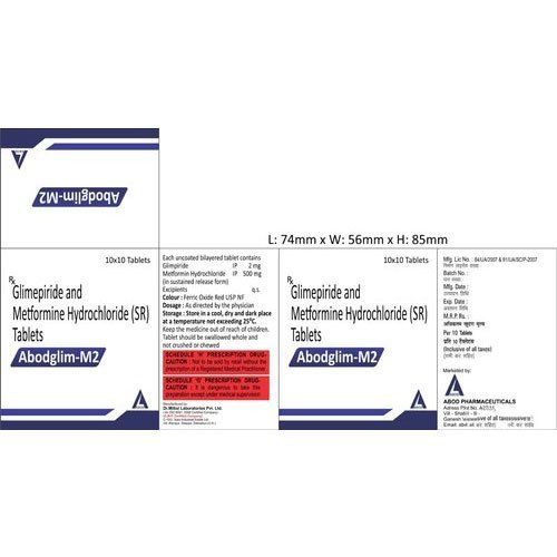 Glimepride And Metformin HCL Tablets