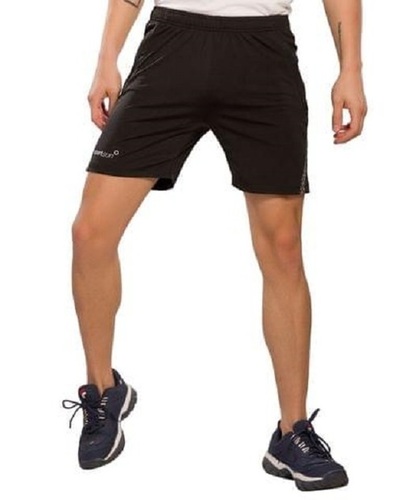 Playcool Plain Sports Shorts - Cotton Blend, Size M/L/S, Black Color | Extreme Comfortable, Skin Friendly, Highly Durable, Easy Washable, Anti Wrinkle, Non Fading