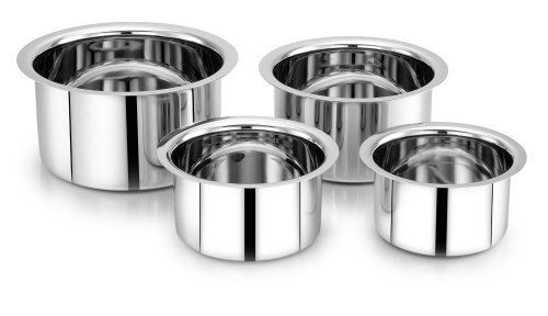 Plain Design Stainless Steel Tope Set