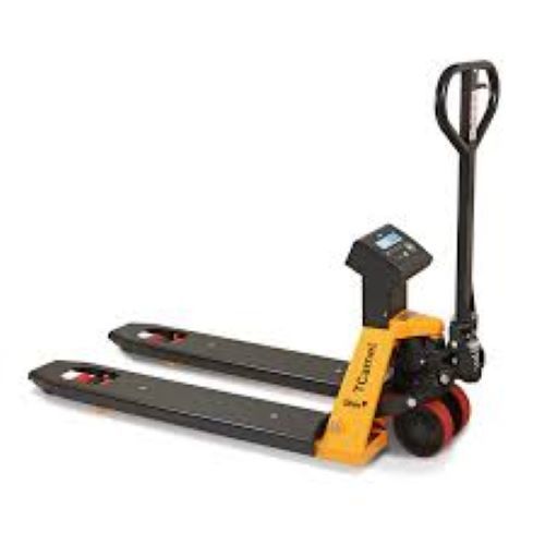 Pallet Jack Scale - Steel Build, Rechargeable Battery, LED Monitor Display | Instant Weight Readings, Rugged Design, 70 Hours Continuous Use