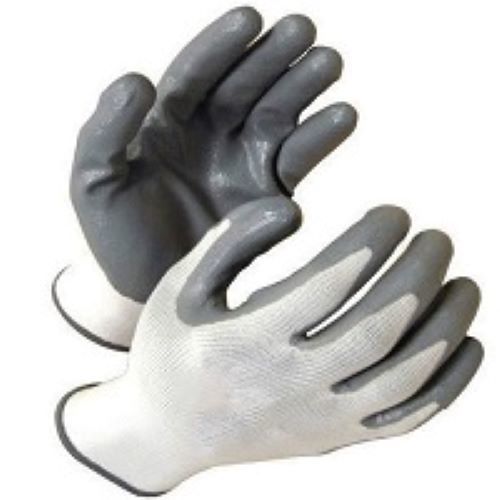 सफेद और ग्रे प्रीमियम कट प्रतिरोध दस्ताने (-1)