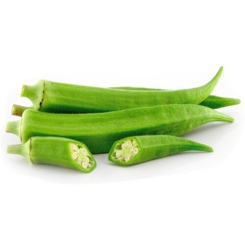 Vitamin A 1.9 g Pesticide Free Natural Taste Healthy Organic Green Fresh Okra