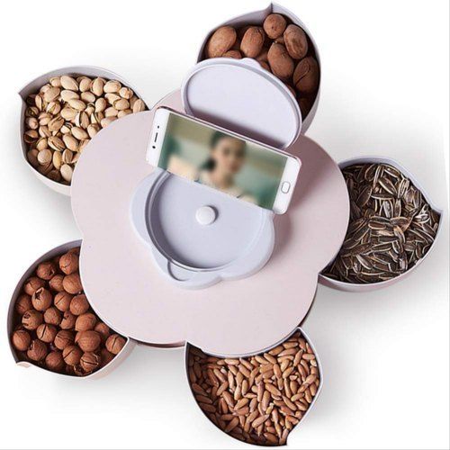 ABS Light Weight Round Spice Box