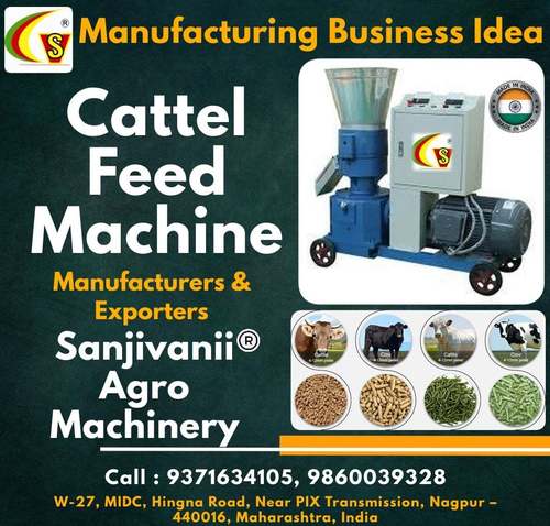 High Efficiency Automatic Cattle Feed Pellet Making Machine