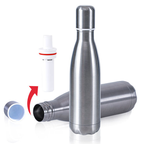 Bpa Free Camping Portable Food Grade Stainless Steel Water Bottle Filter