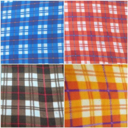 Multi Color Printed Polar Fleece Fabric For Garments