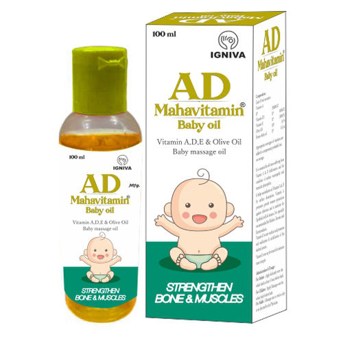 Ad Mahavitamin Baby Oil - 100ml