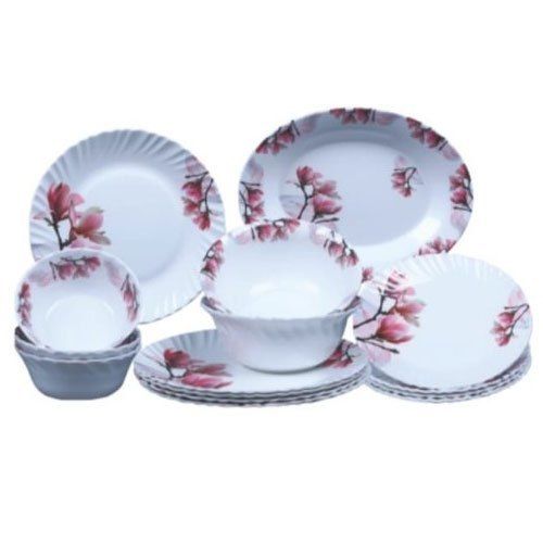 Attractive Round Shape Melamine Printed Dinner Set