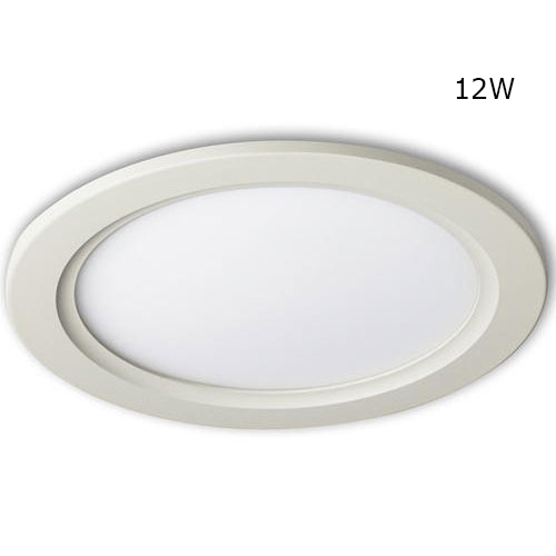 Plastic And Glass Cool White Attractive Round Type Hi Lumen 12 W Led Ceil Light