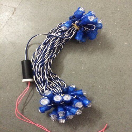 Decorational Blue Color Led 8 Mm Open Single Color Diwali Series Input Voltage: 220 Volt (V)