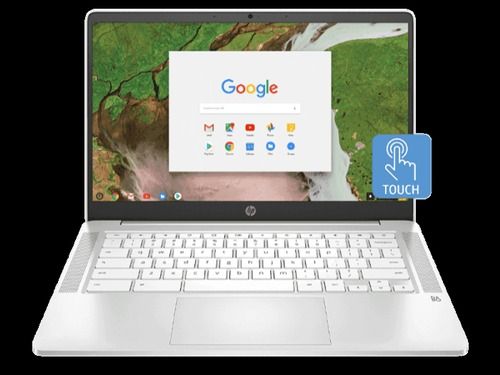  Hp Chromebook 14A-Na0002Tu टच स्क्रीन लैपटॉप उपलब्ध रंग: सफ़ेद 