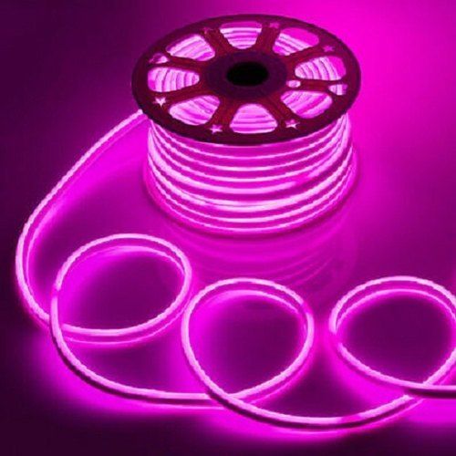 Really Attractive Pink Color Waterproof Outdoor Flexible Neon Led Rope Light Input Voltage: 220 Volt (V)