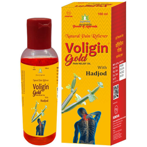 Voligin Gold Pain Relief Oil with Hadjod - 100ml