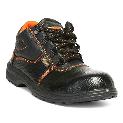 BESTON Safety Shoe (Size-6 UK, Black)