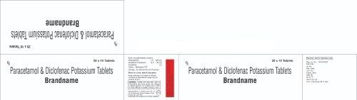 Diclofenac Potassium And Paracetamol Tablets