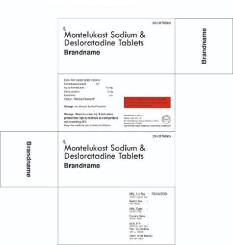 Montelukast And Desloratadine Tablet