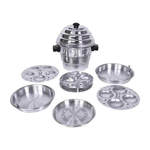 Silver Color Aluminium Idli Cooker