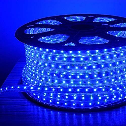 LED Decorative Rope Light - Plug-In Type, Blue Color | Input Voltage: 110-220 Volt, Customizable LED Options