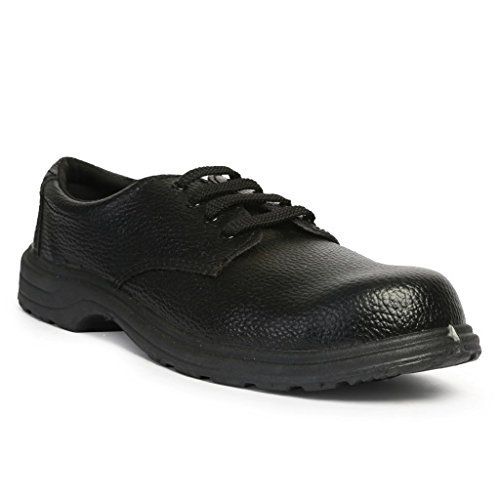 U-4 Steel Toe Safety Shoes (Size-6 UK, Black)