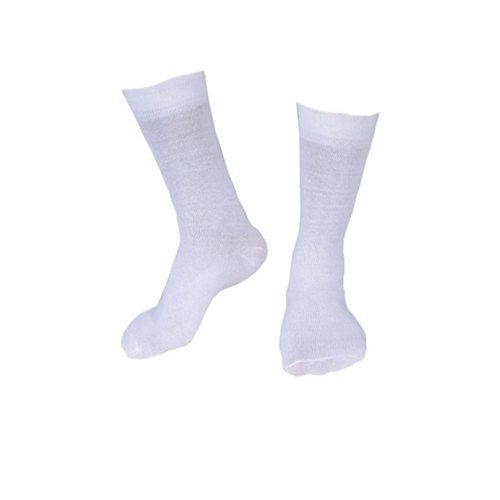 Cool Dry Men White Cotton Sport Socks