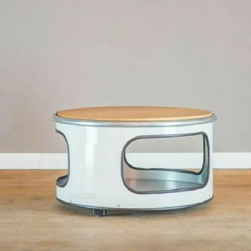 Mild Steel Barrel Center Table