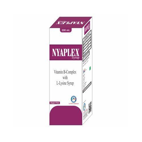 Vitamin B Complex With L Lysine Syrup - 200 ml Medicine Grade, Allopathic Liquid for Hospital and Clinic Use, Prescription Required, Store in Cool and Dry Place