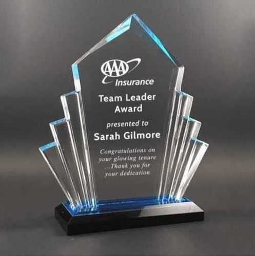 Acrylic Trophies For Team Leaders Size: Custom at Best Price in Delhi ...