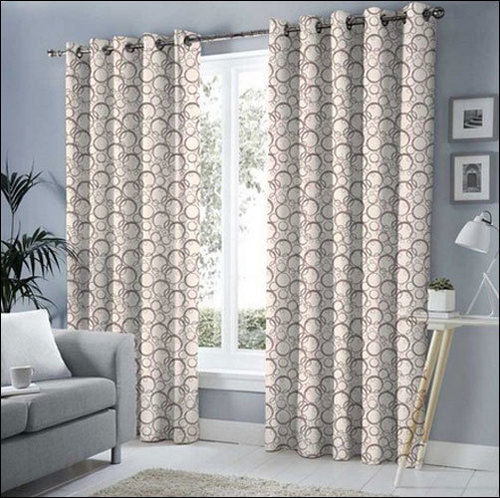 Attractive Pattern Printed Cotton Window Curtain
