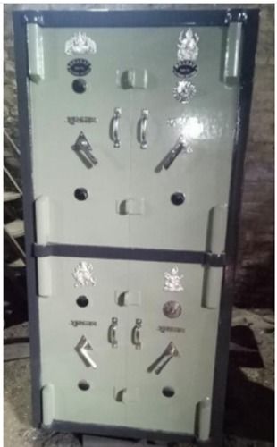 Rectangular Bharat Four Door Iron Plate Jewellery Safe