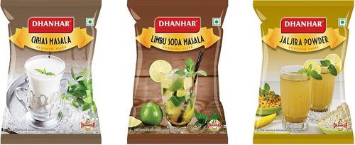 Dhanhar Chhas (Buttermilk) Masala, Limbu (Nimbu) / Lemon Soda Masala Powder And Jaljira Masala Powder Combo Pack a   500g Of Each