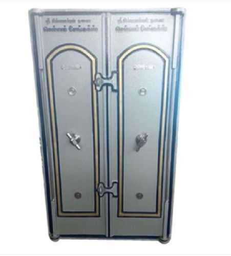 Rectangular Polished Stainless Steel Safety Locker