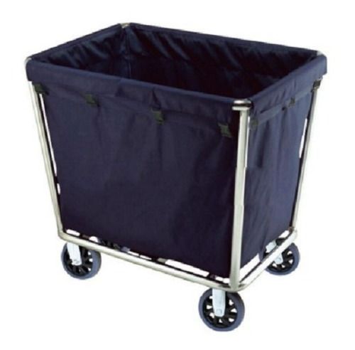 Stainless Steel Bags Hotel Linen Trolley