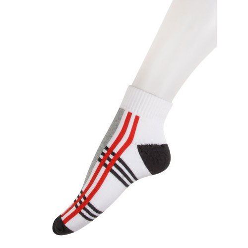 Multi Color Cheque Bounce Striped Ankle Socks