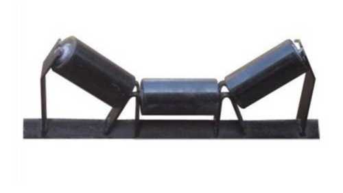 Mild Steel Black Conveyor Roller Stand, 89 Mm Roller Diameter & Polished Finishing