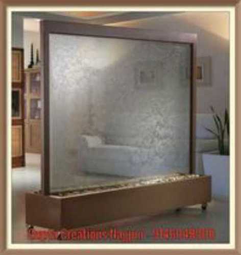 Rectangular Glass Wall Fountain