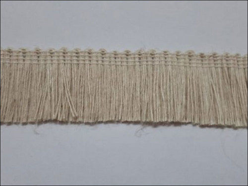 White Jute Brush Fringe