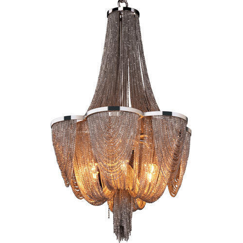 Crystal Hanging Chandelier - Color: Golden