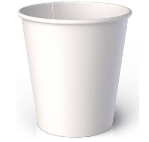 White 200 Ml Plain Paper Cup