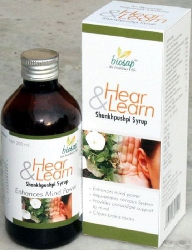 Herbal Medicine Hear And Learn Shankhpushpi Syrup