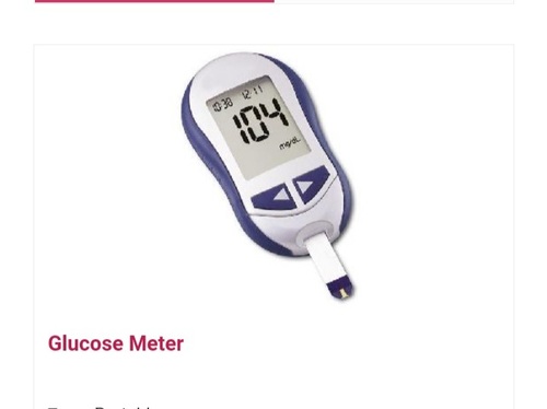 Safe To Use Portable Type White Color Glucose Meter