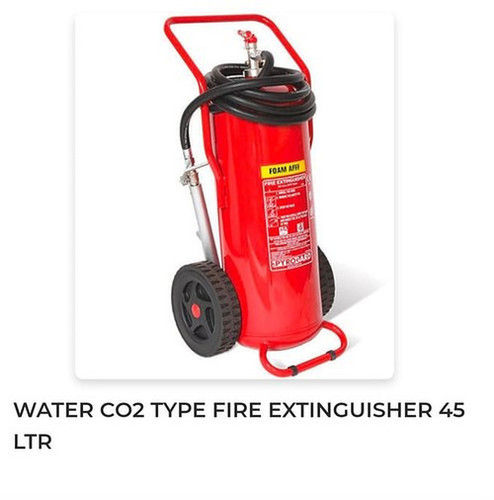 Trolley Mounted Water CO2 Types Fire Extinguisher (45 Ltr)