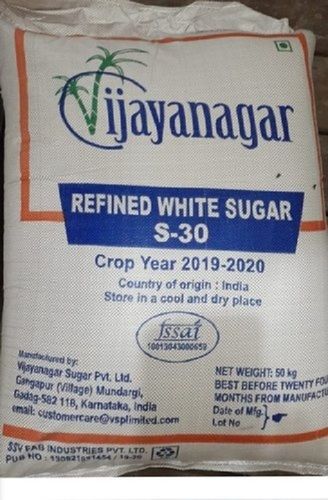 Natural Flavor Vijaynagar Refined White Sugar, Premium Quality, Free From Impurities, No Side Effects, No Use Harmful Chemicals