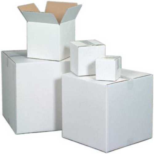 White Square Shape Duplex Box